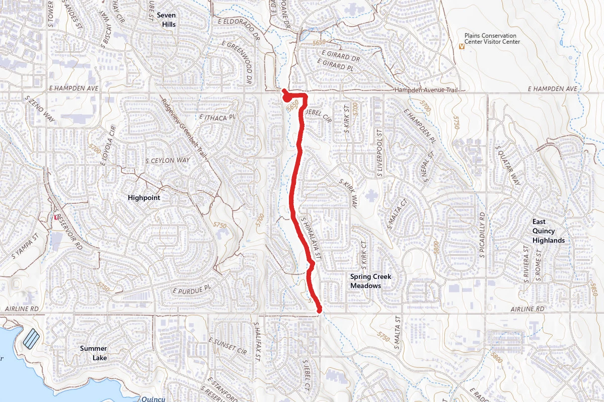 Unnamed Creek Trail