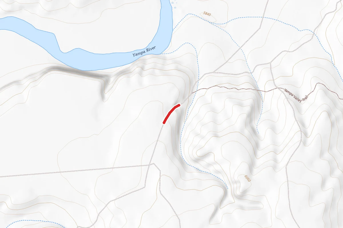 Yampa Valley Trail route map
