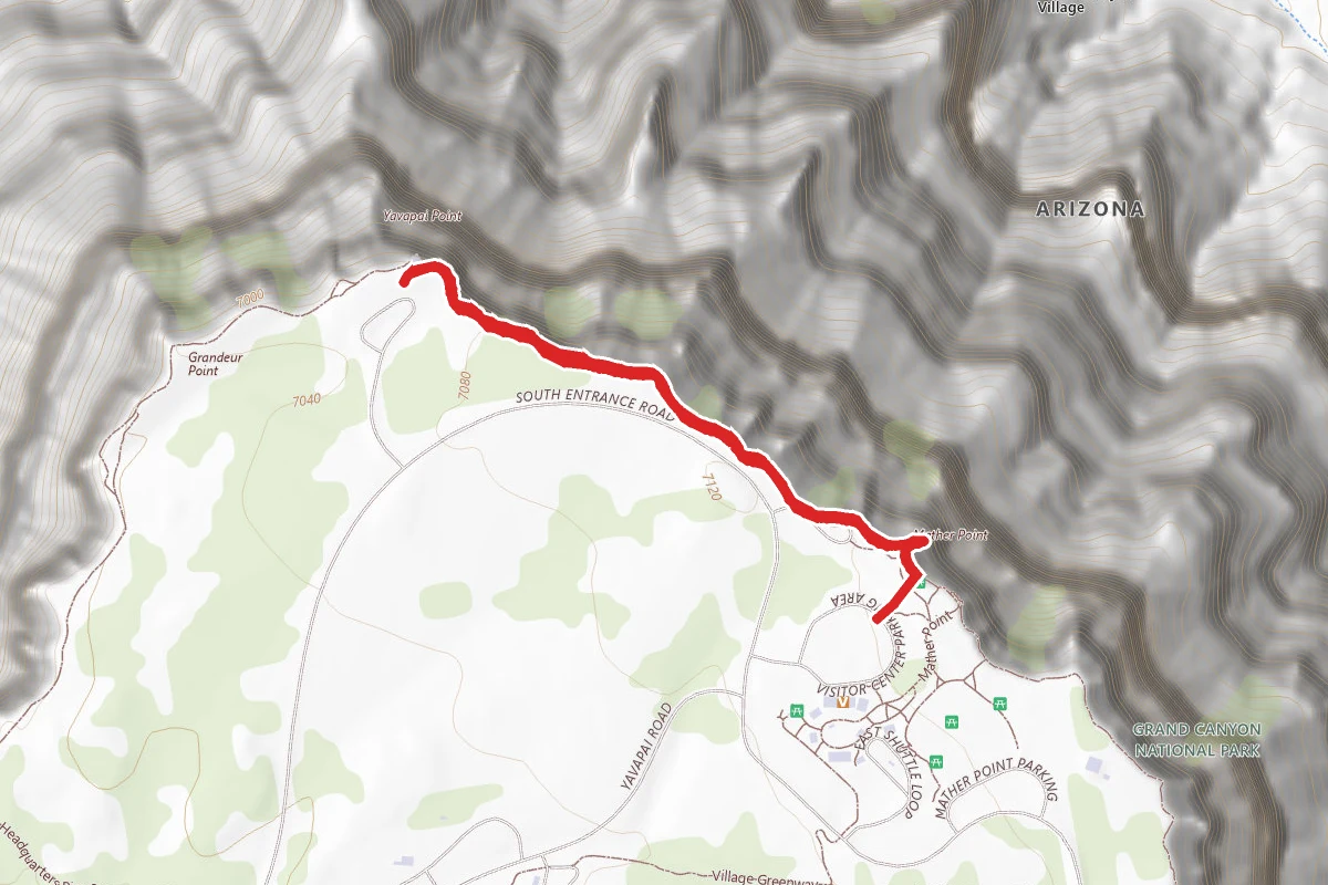Yavapai Point via Rim Trail