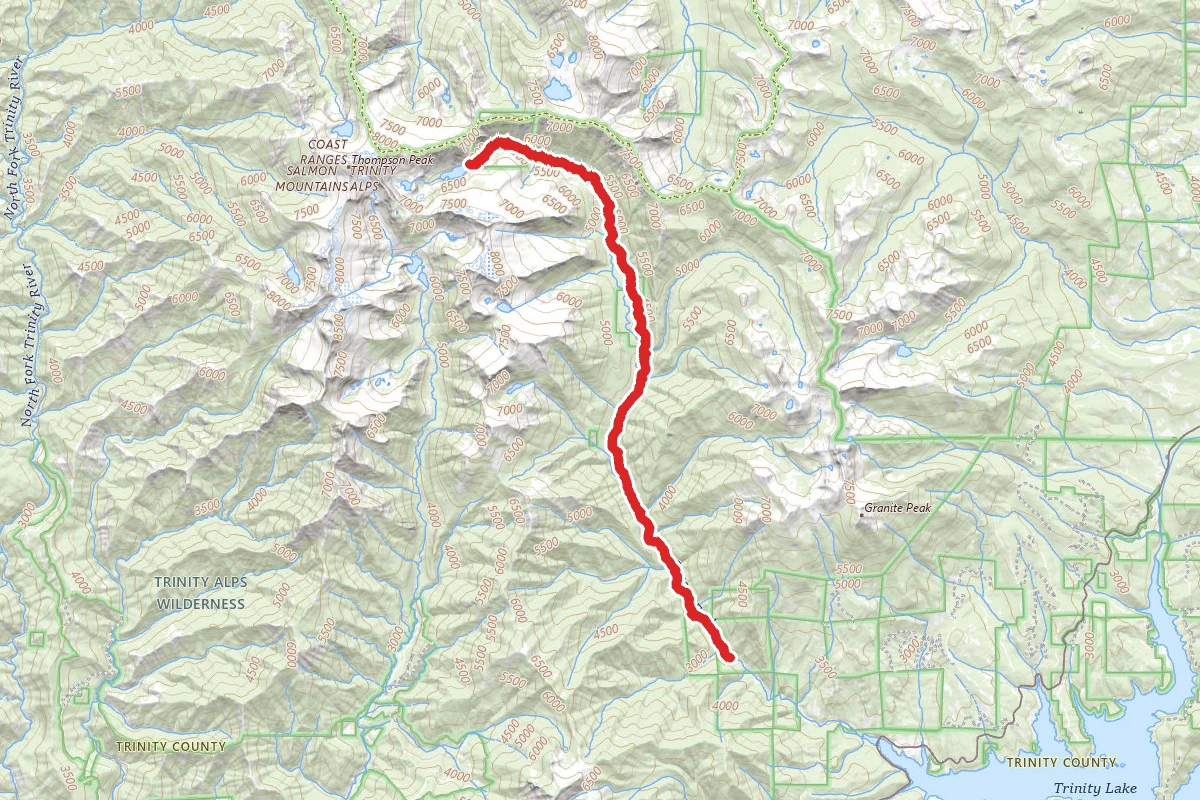Stuart Fork Trail to Emerald and Sapphire Lakes