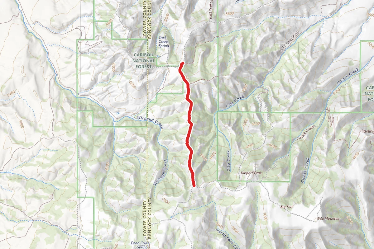 East Wild Horse Mtn. Trail