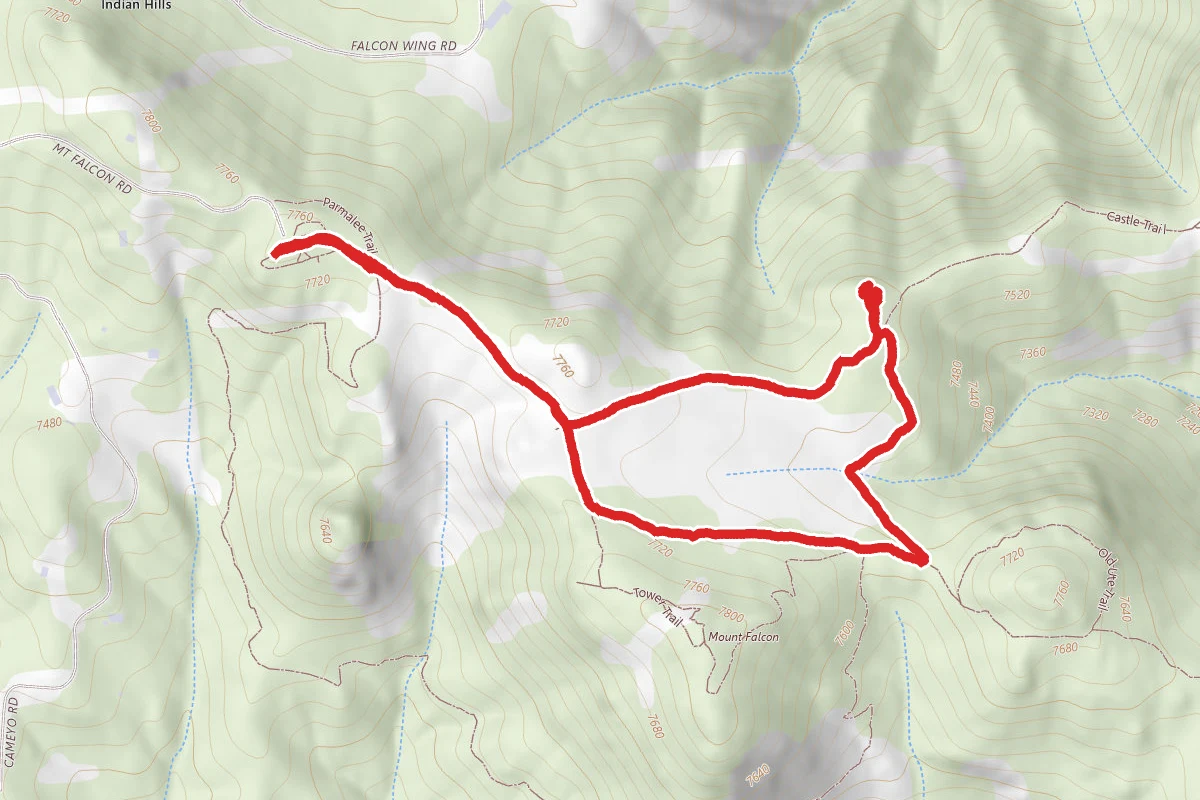 Castle Trail to Meadow Trail Loop