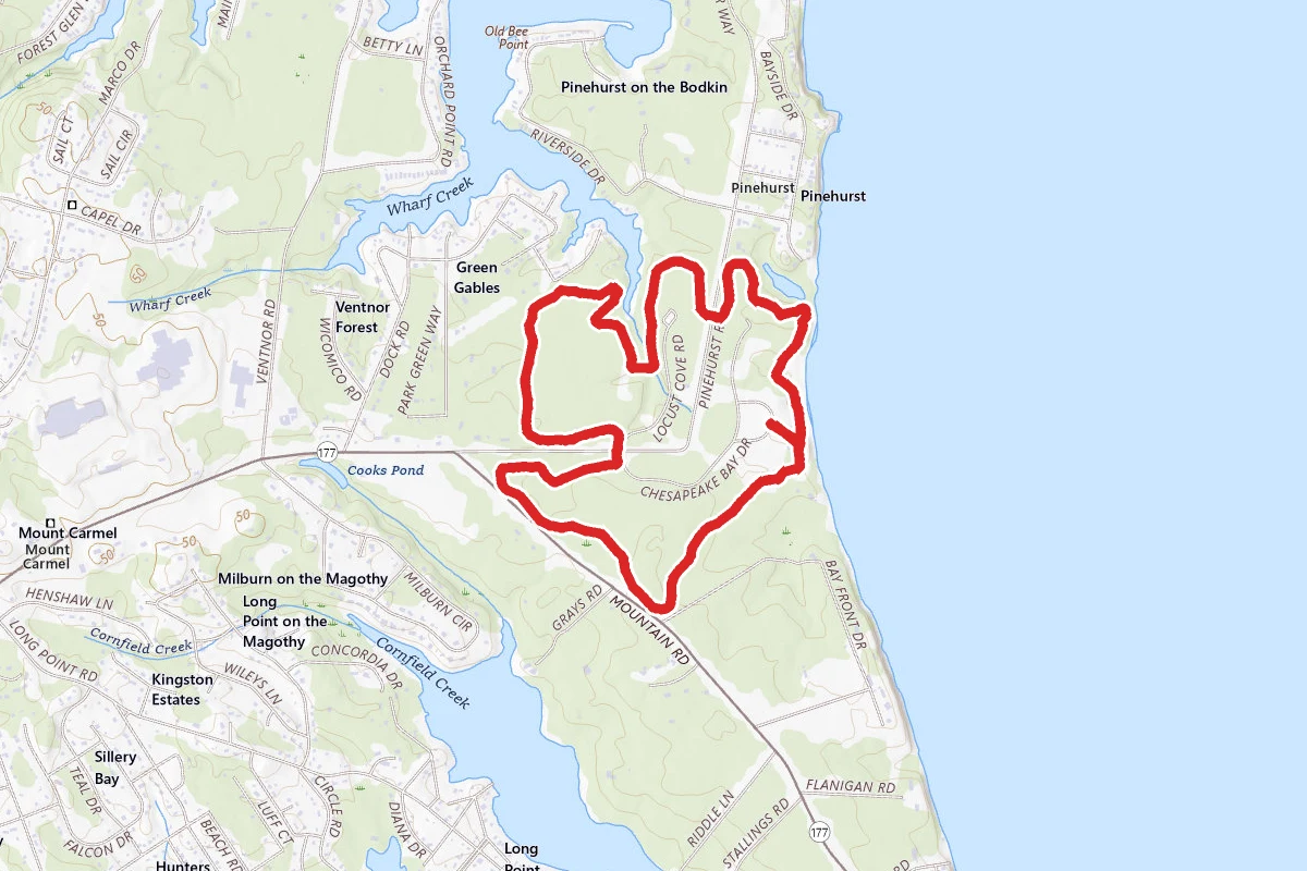 Down Memorial Park Trail