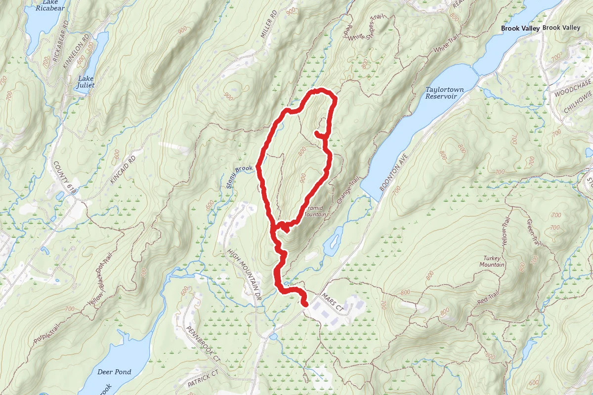 Lucy Overlook via Blue and White Trail Loop