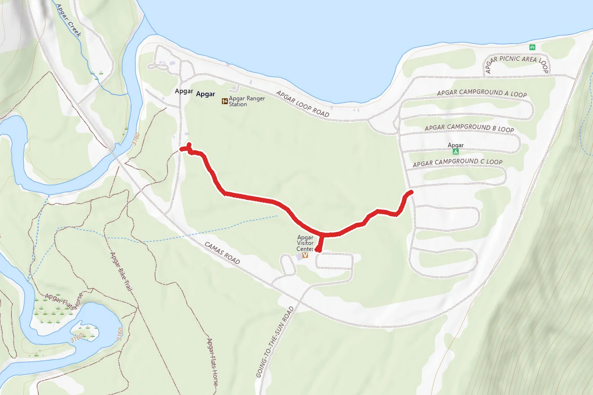 Apgar Transit Center Bike Path