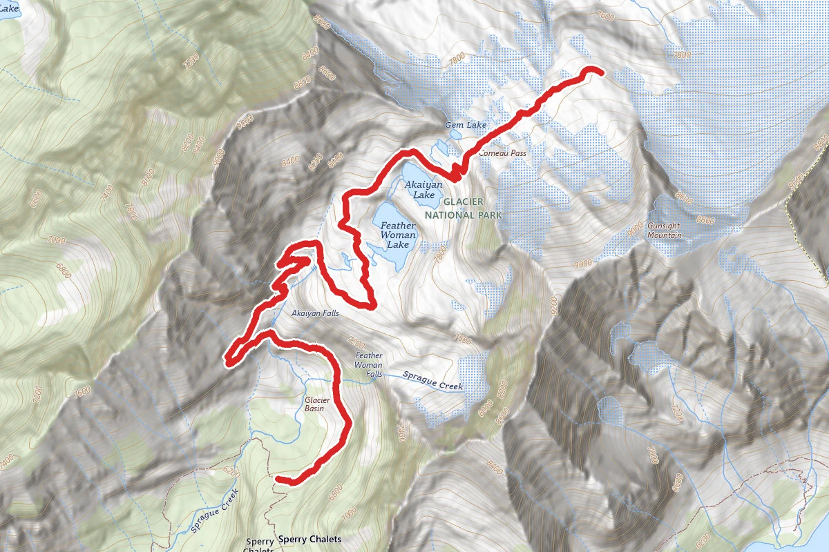 Sperry Glacier