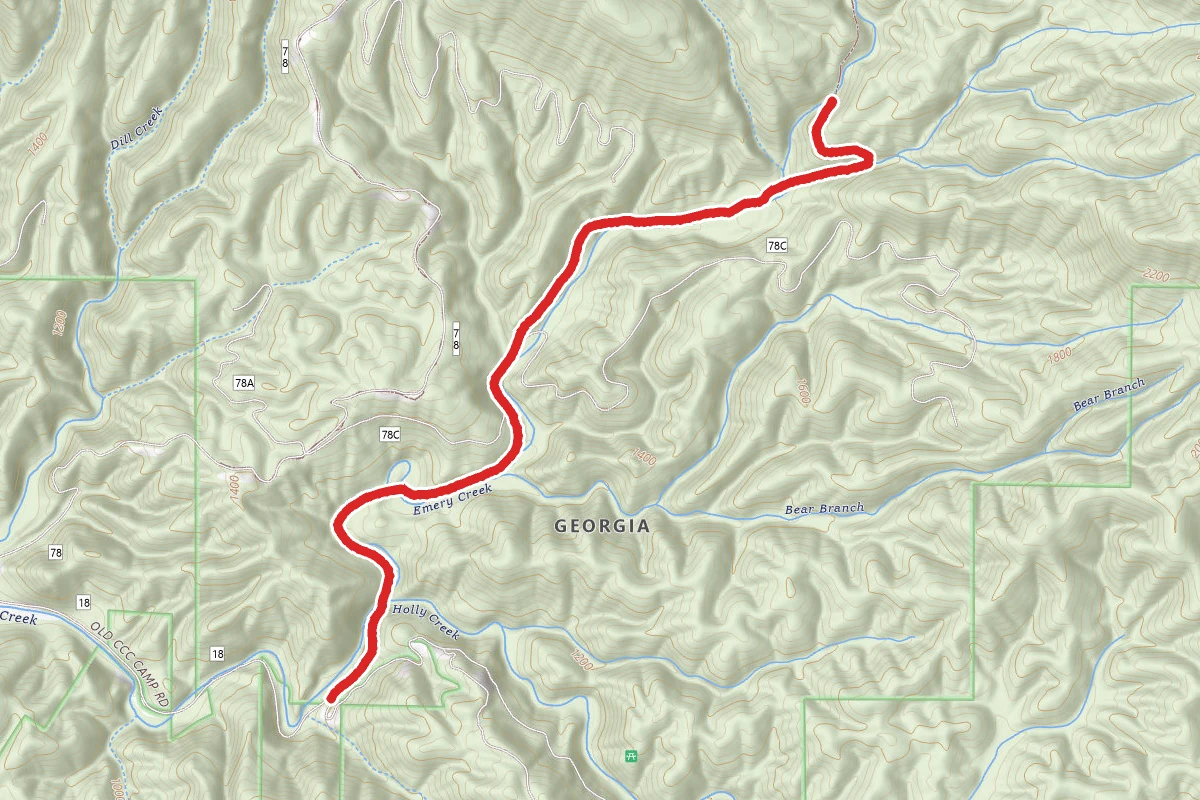 Emery Creek Falls Trail