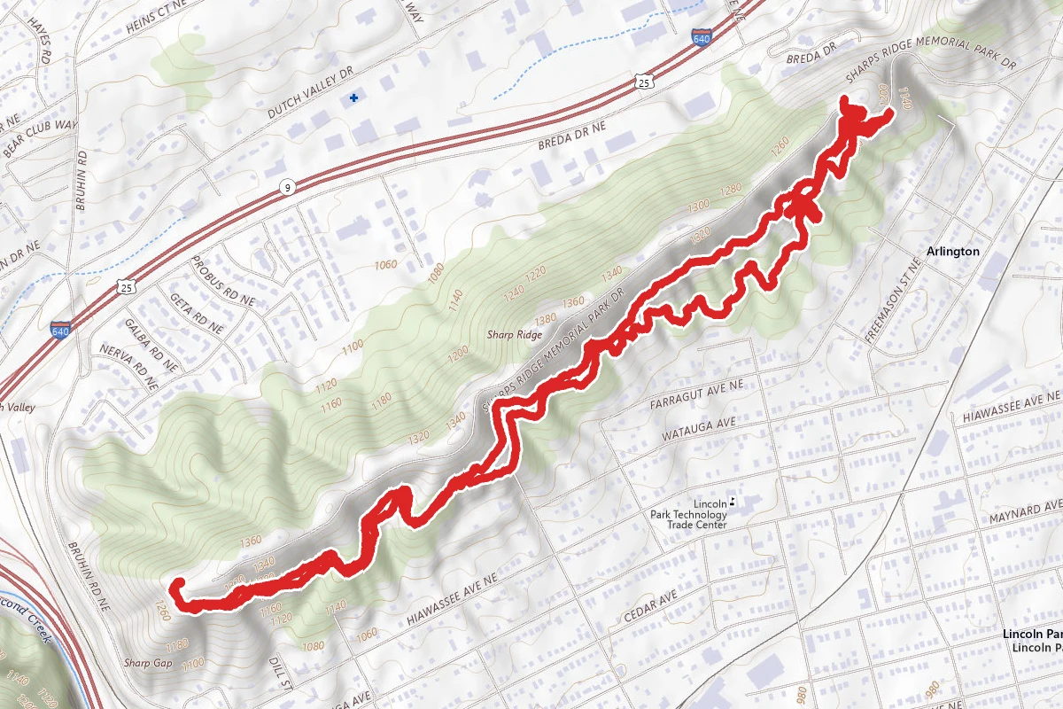 Sharps Ridge Loop Trail
