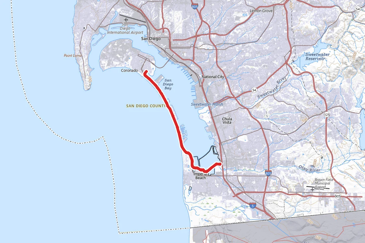 Bayshore Bikeway (Silver Strand) Trail