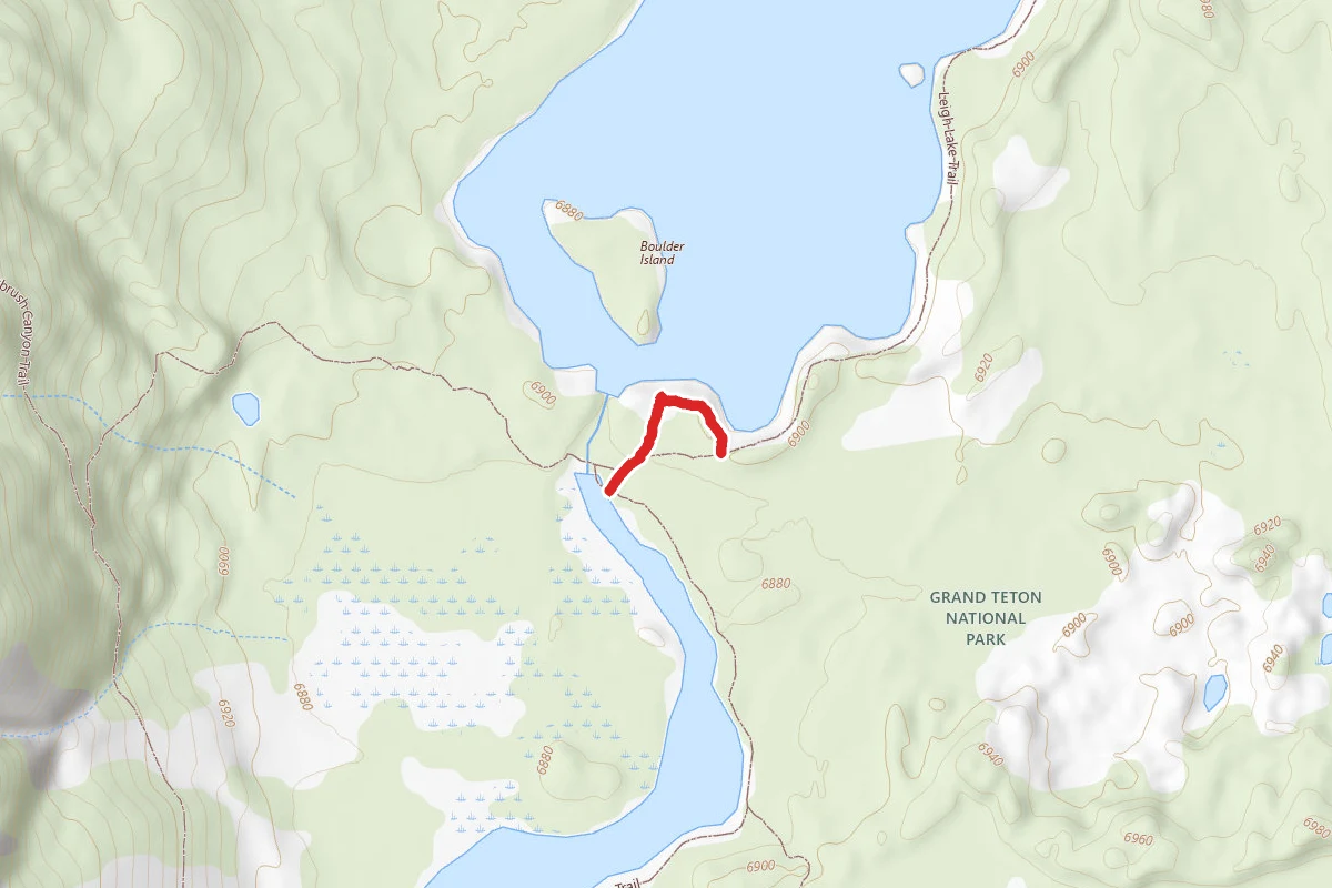 Leigh Lake Spur Trail