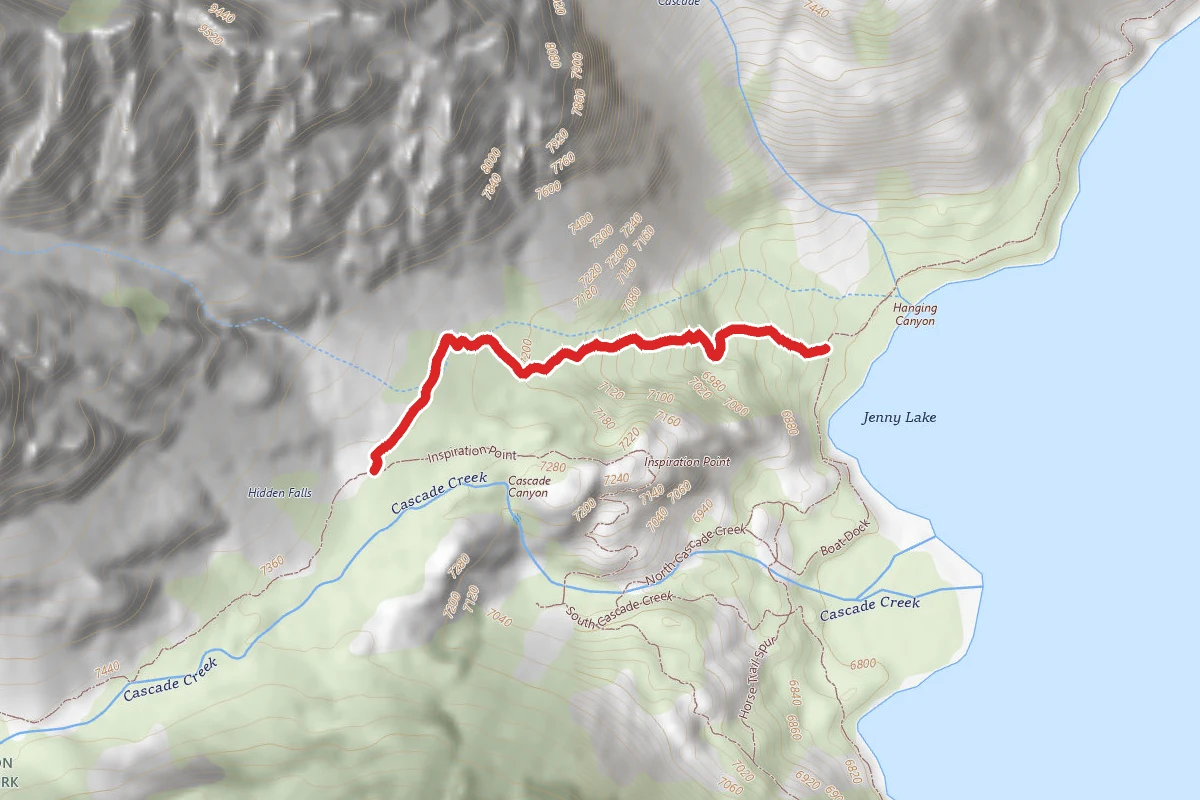 Horse Trail to String Lake