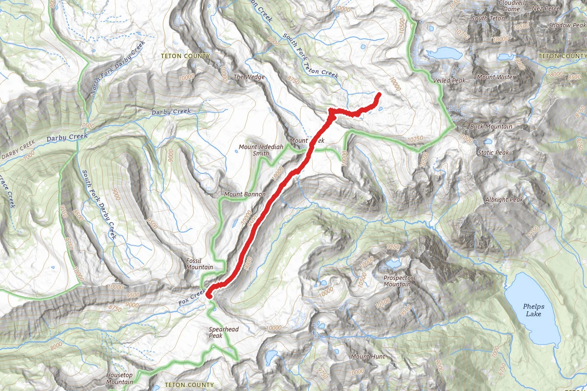 Death Canyon Shelf Trail