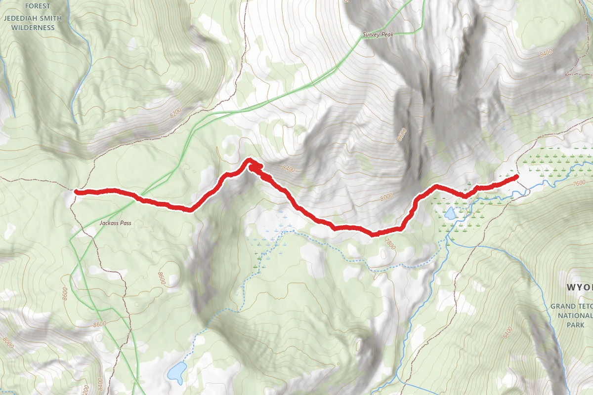 Jackass Pass Trail