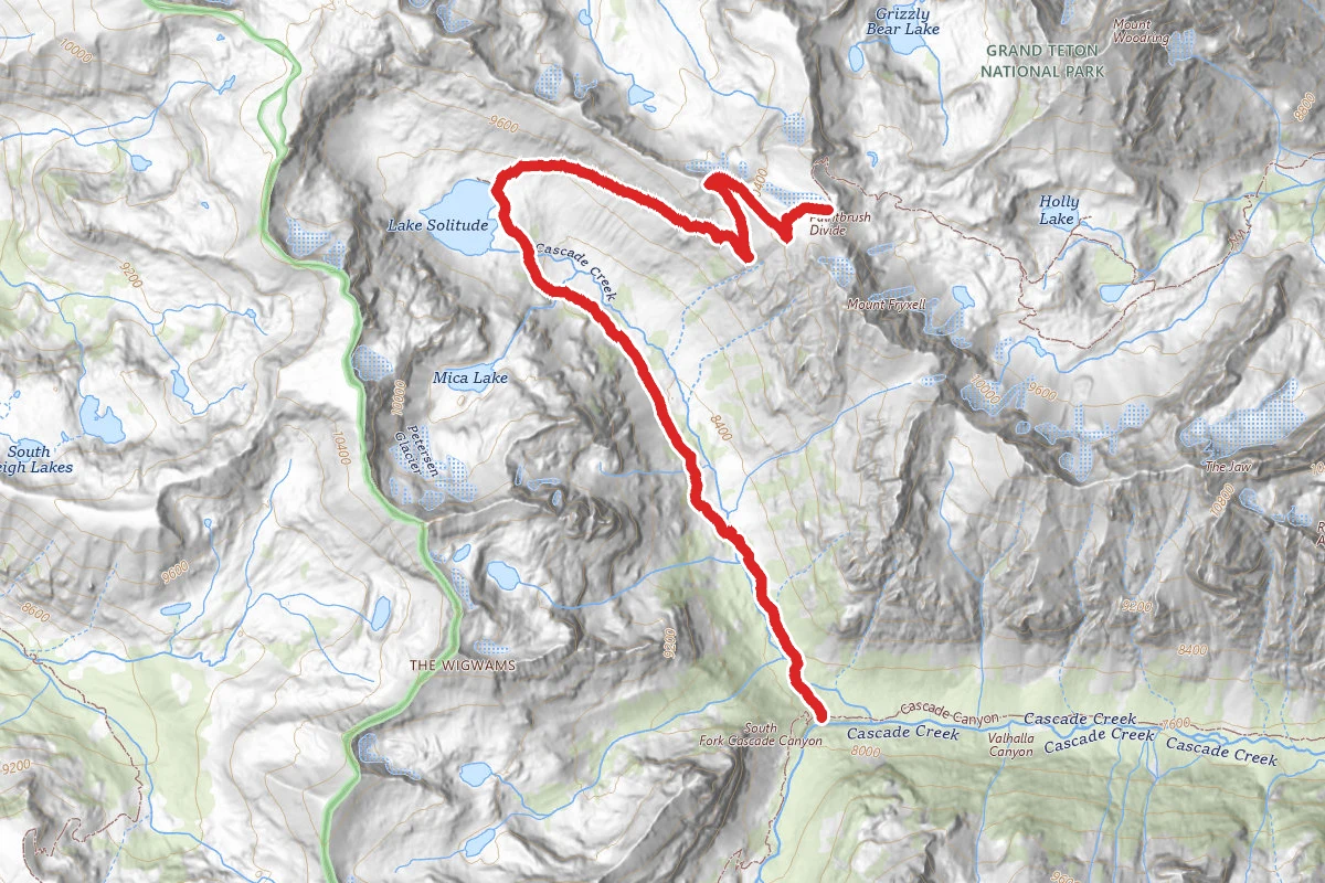 North Fork Cascade Canyon Trail