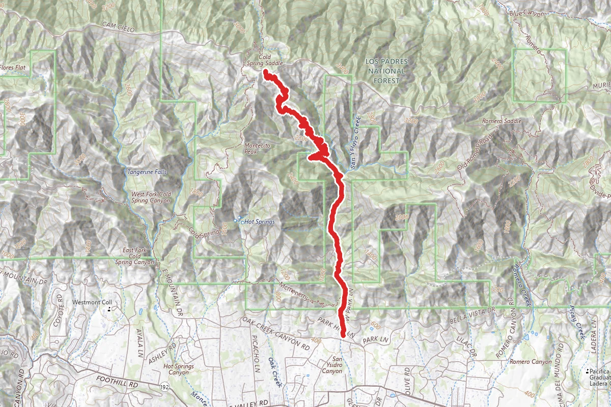 San Ysidro Trail