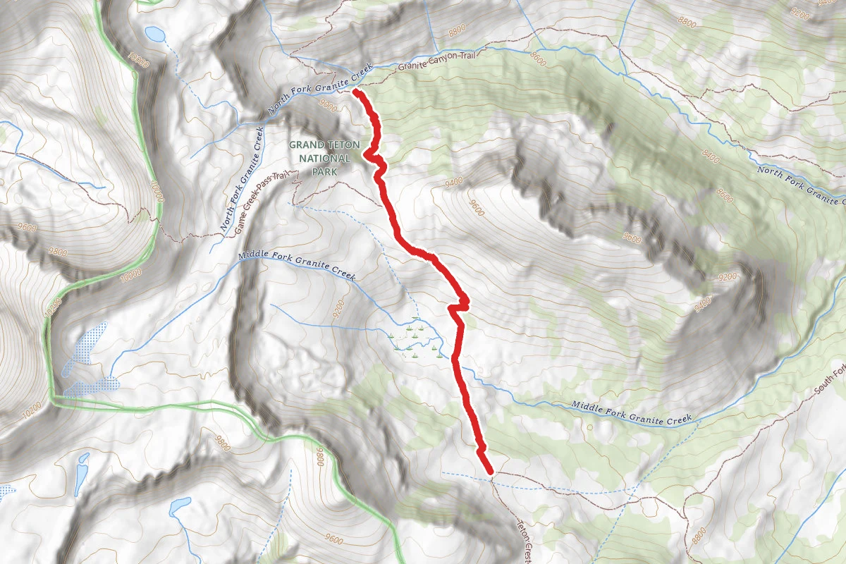 Middle Fork Granite Canyon Trail