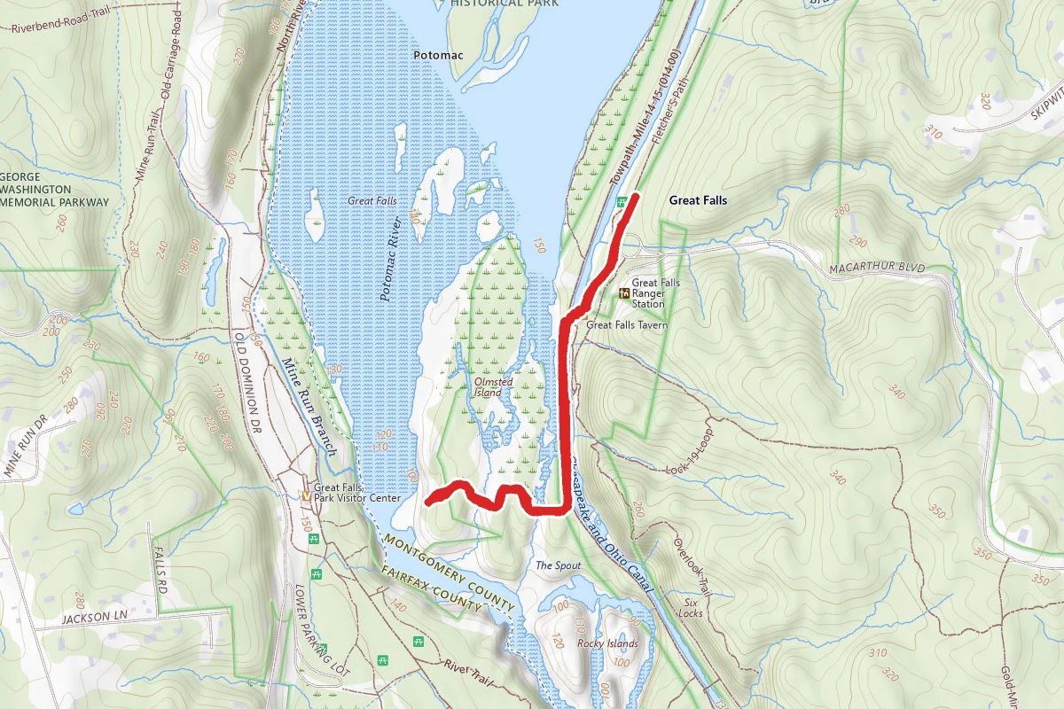 Great Falls Overlook Trail