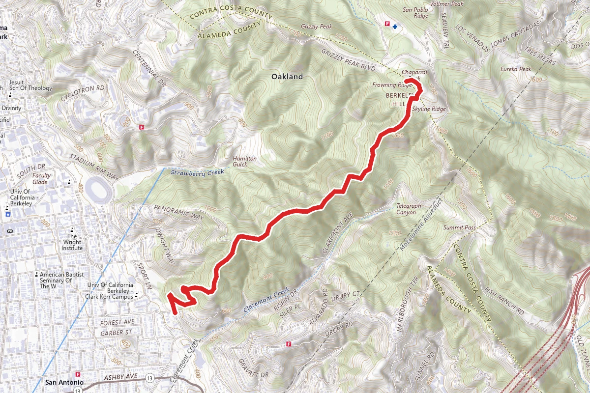 Chaparral Peak via Sonewall-Panoramic Trail