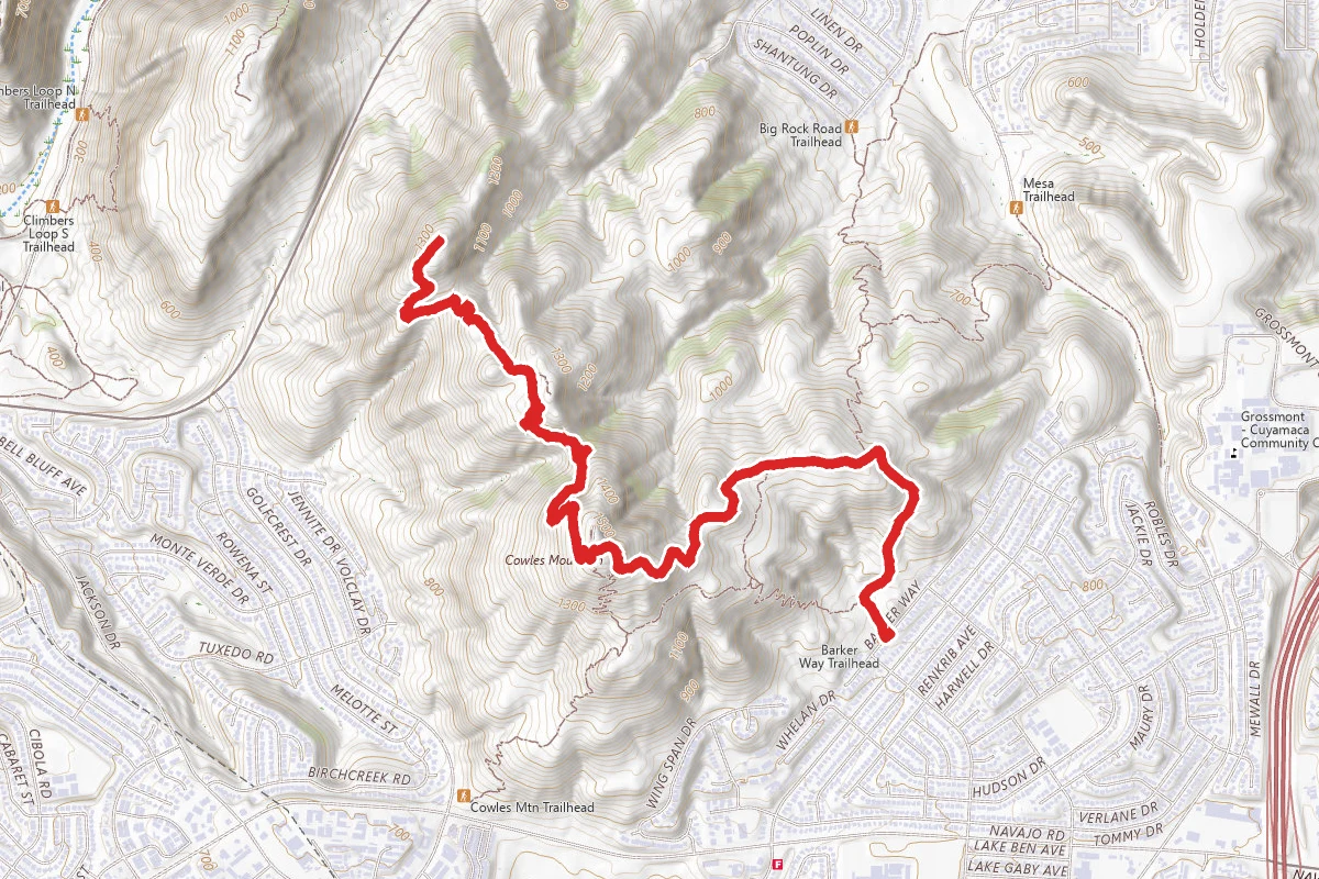 Pyles Peak via Service Road