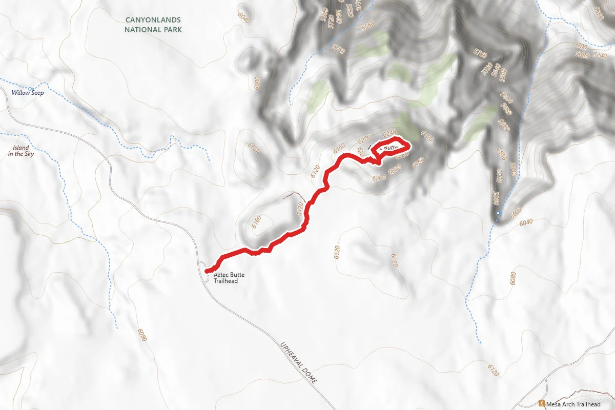 Aztec Butte Trail