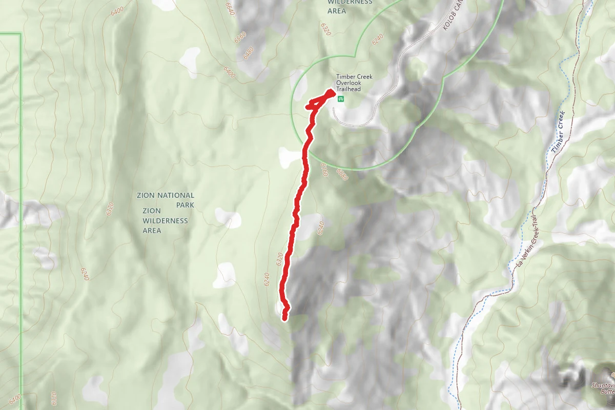 Timber Creek Trail route map