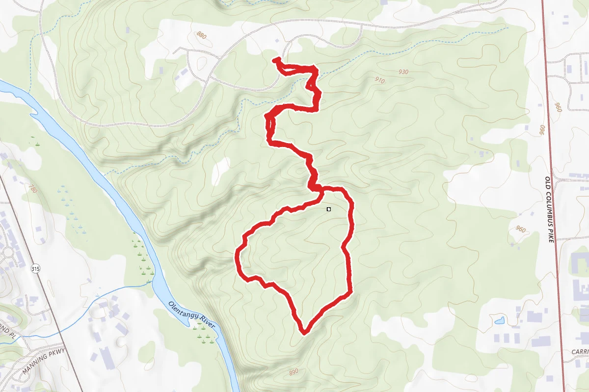 Highbanks Metro Park Overlook Trail