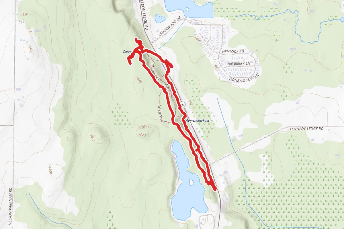 Nelson's Ledges Trail