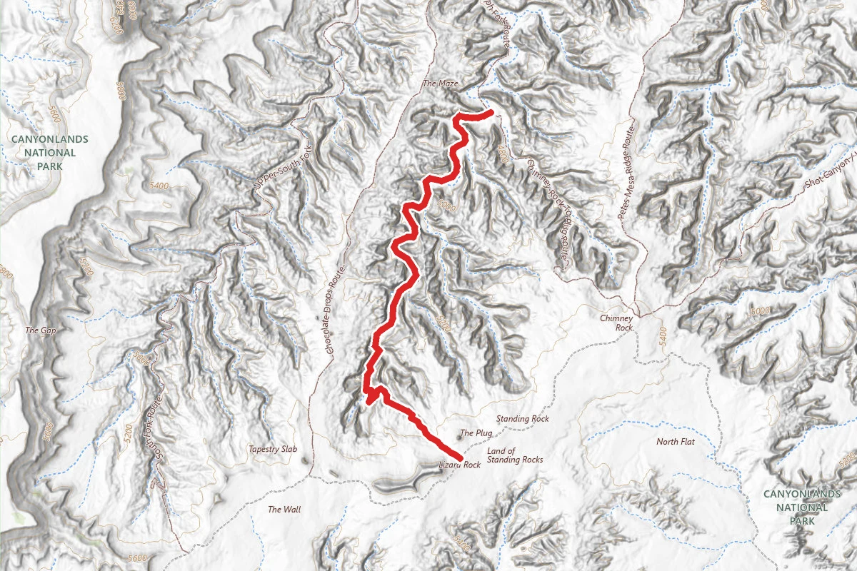 The Plug Route route map