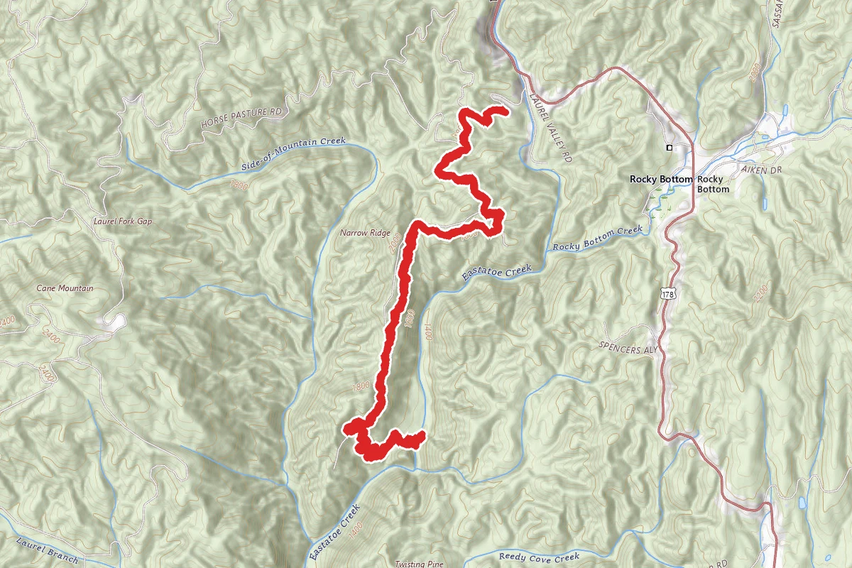 Eastatoe Creek Heritage Preserve Trail