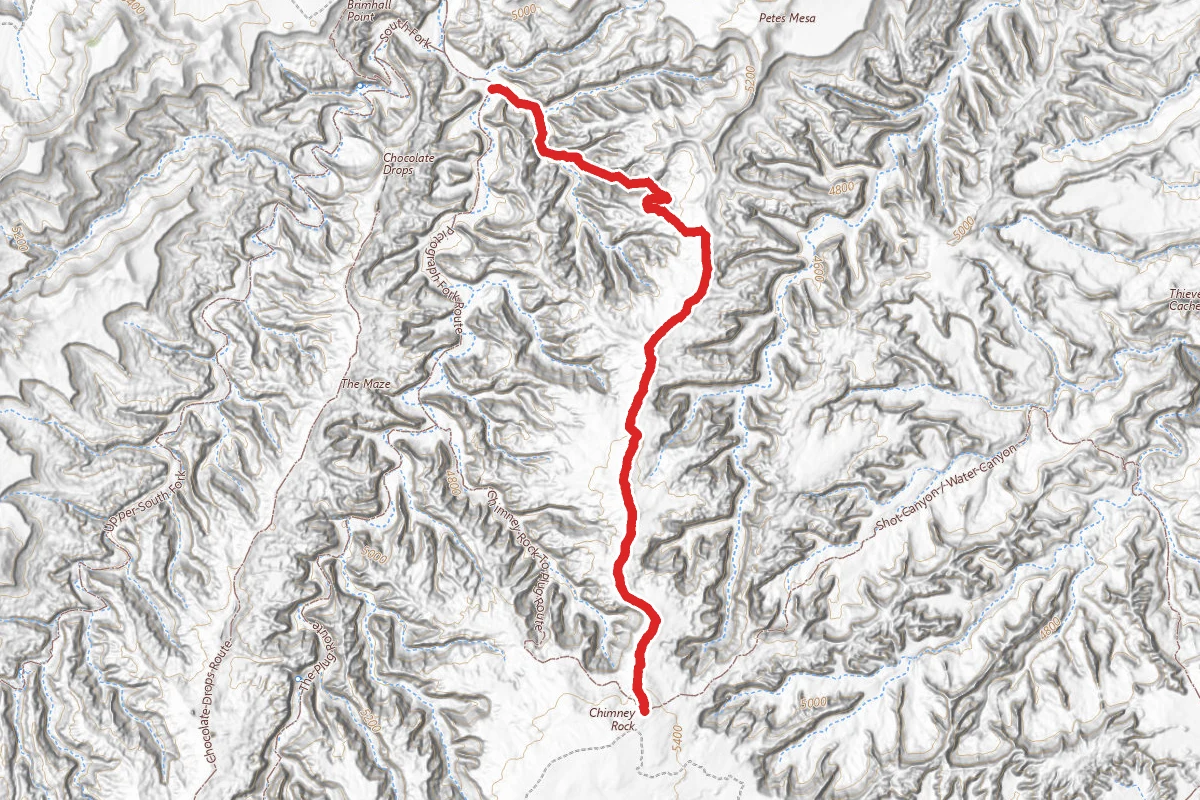 Petes Mesa Ridge Route