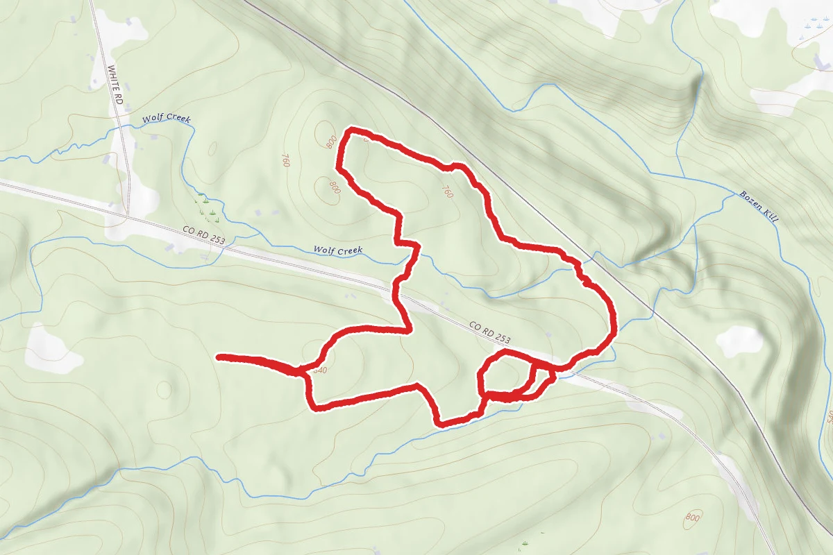 Wolf Creek Falls Preserve Trail