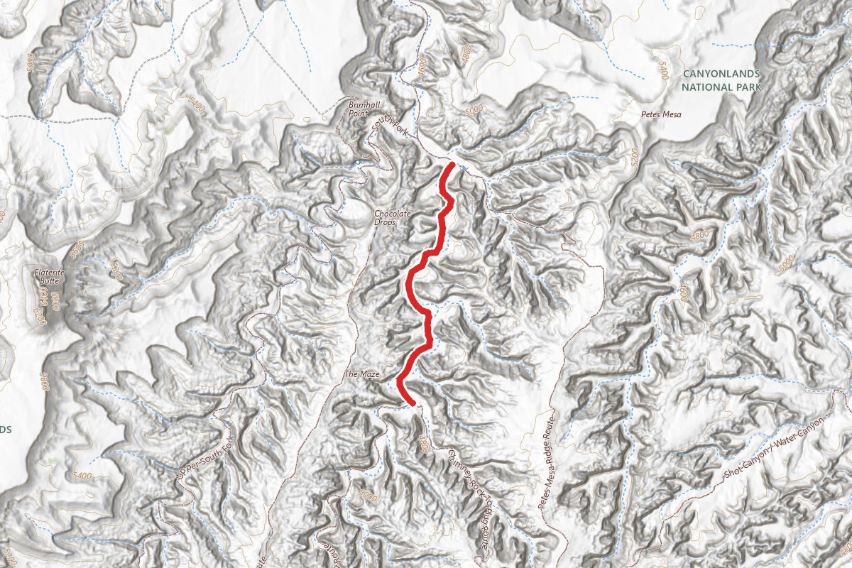 Pictograph Fork Route
