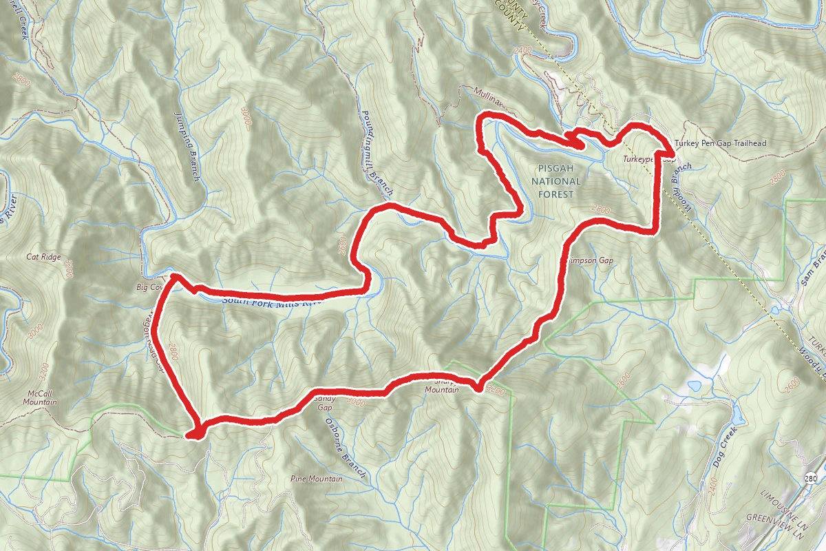Turkey Pen Gap Trail