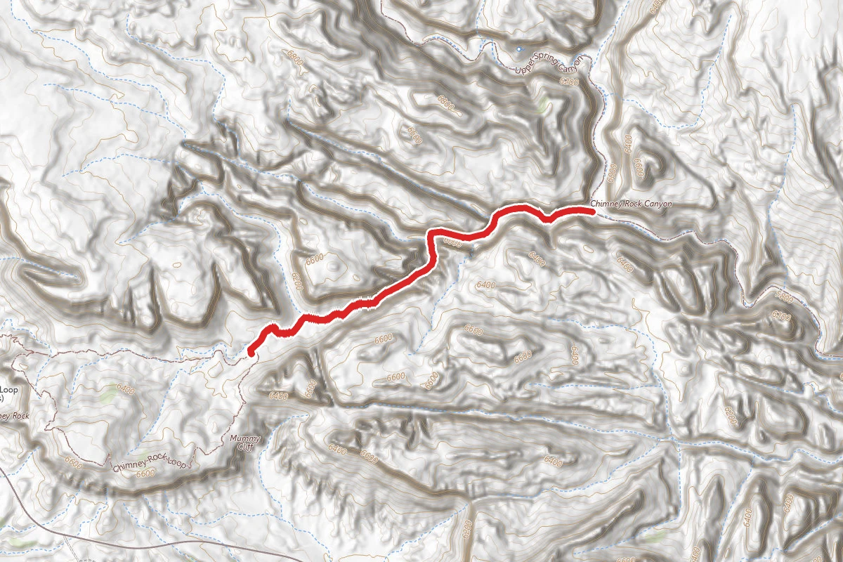 Chimney Rock Canyon