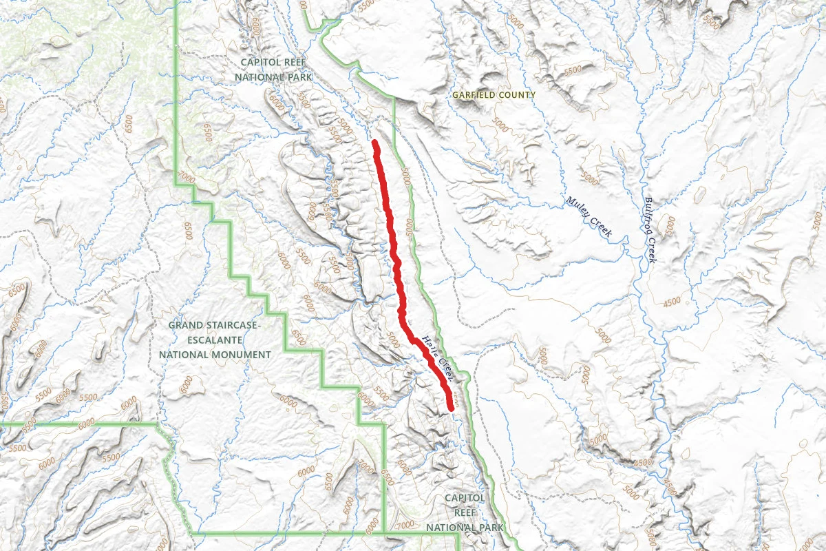 Grand Gulch Route route map