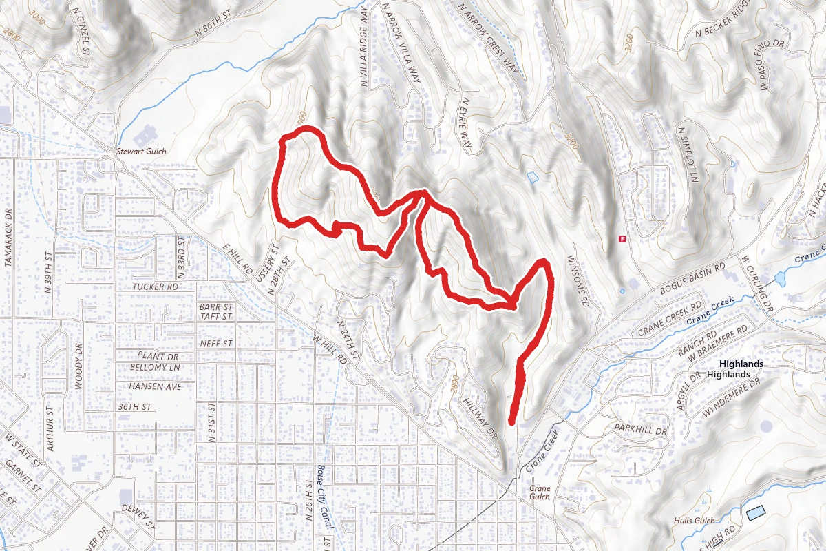 Quail - Harrison Hollows Loop
