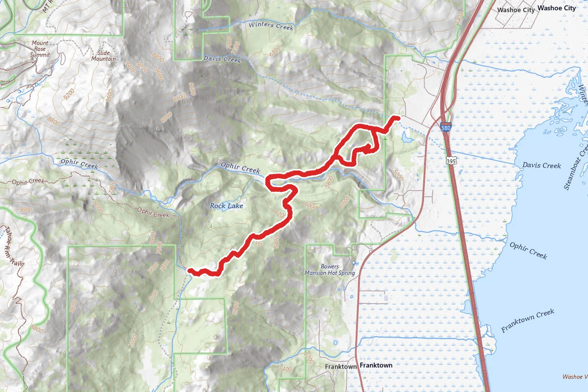 Ophir Creek Trail