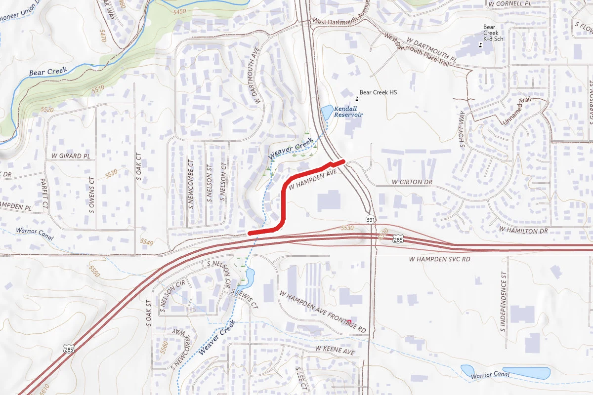 West Girton Dr Trail