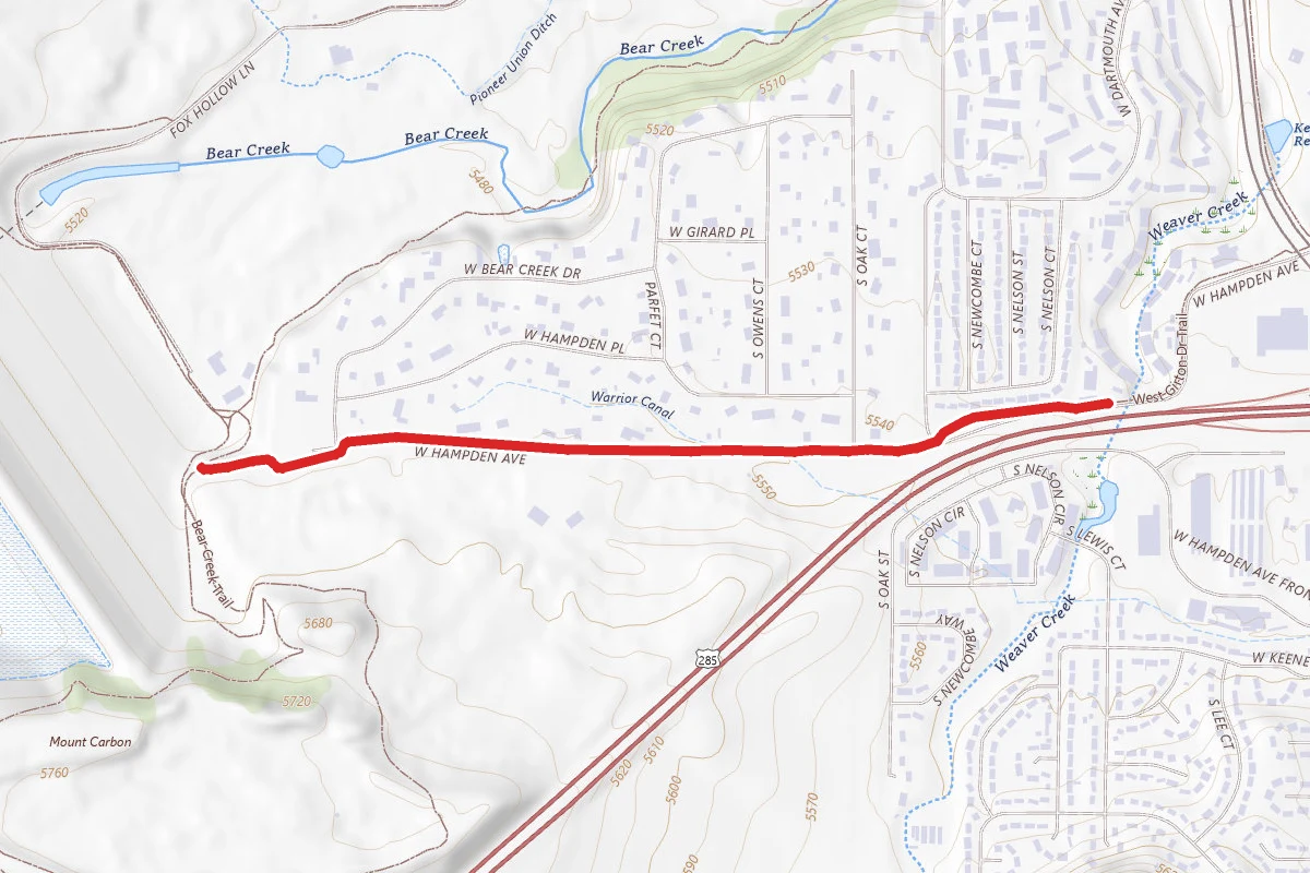 West Hampton Avenue Trail