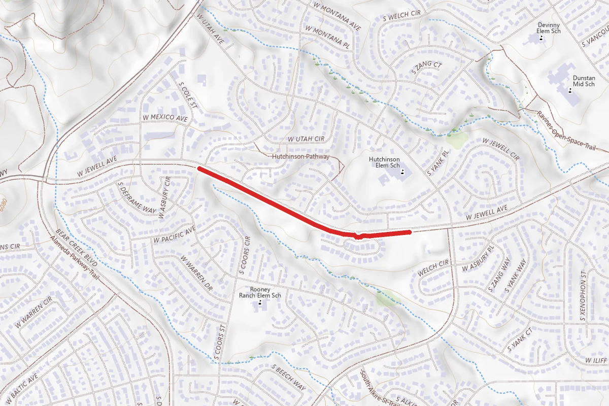 West Jewell Avenue Trail