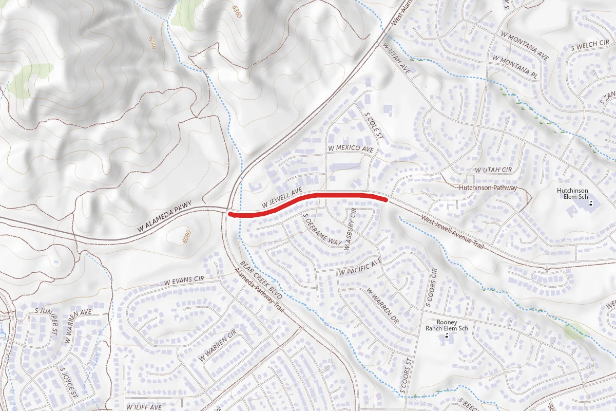 West Jewell Avenue Trail