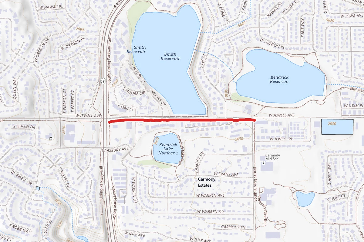 West Jewell Avenue Trail