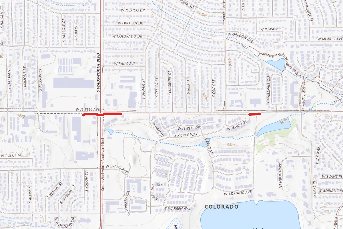 West Jewell Avenue Trail