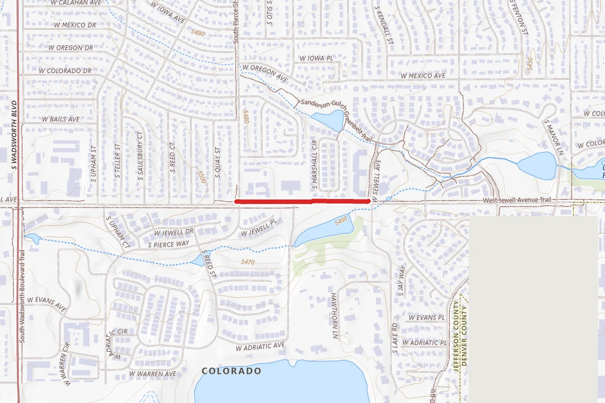 West Jewell Avenue Trail