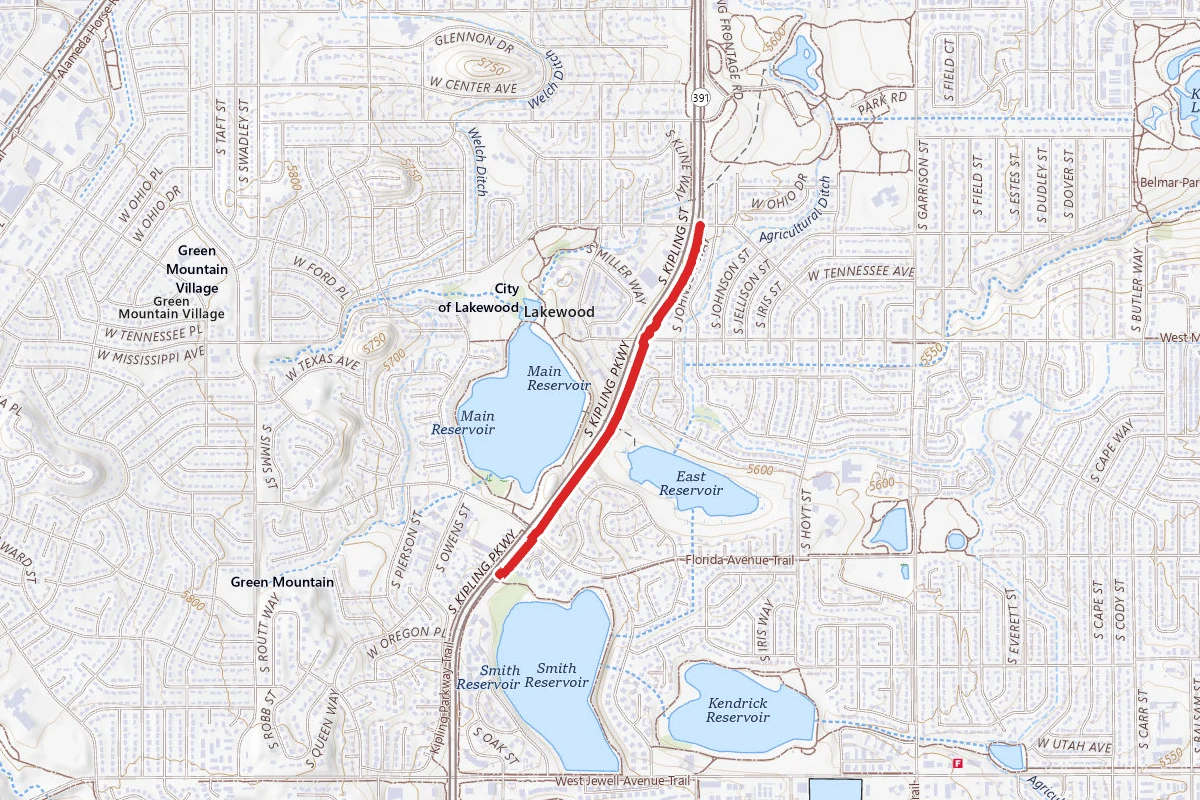 South Kipling Parkway Trail