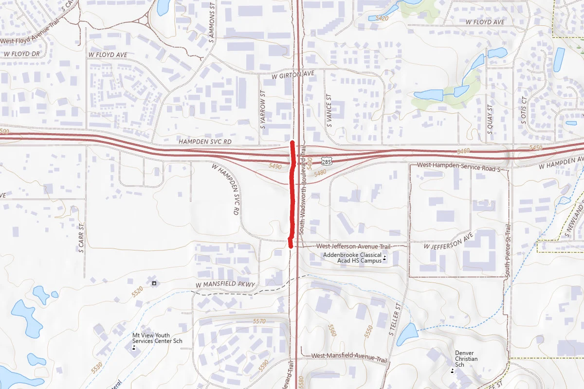 South Wadsworth Boulevard Trail