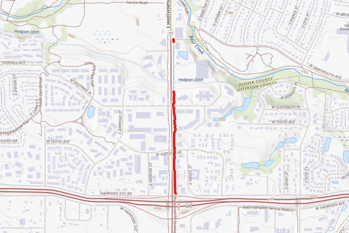 South Wadsworth Boulevard Trail
