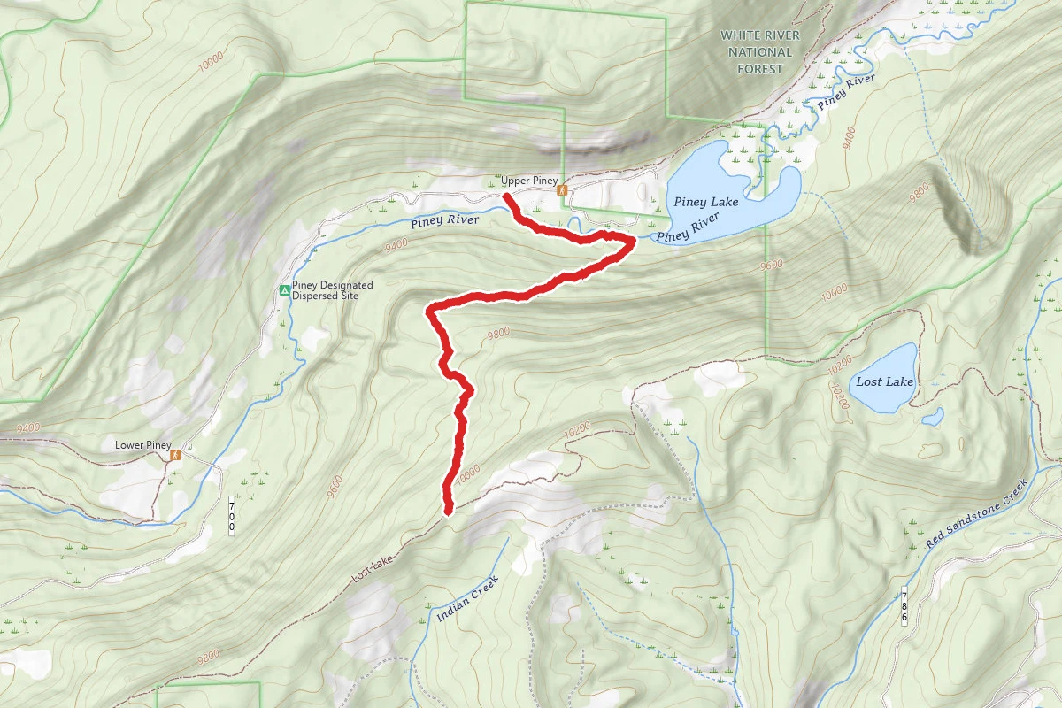Lost Lake to Piney Trail