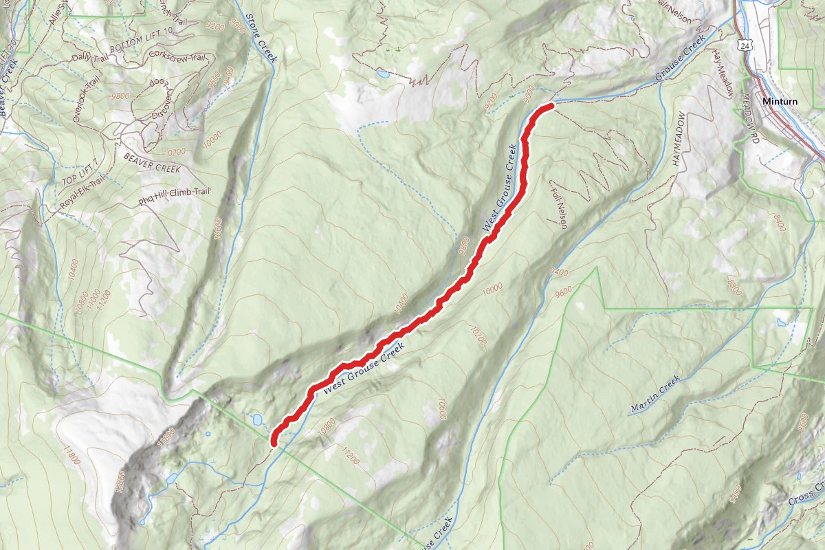 West Grouse Creek Trail