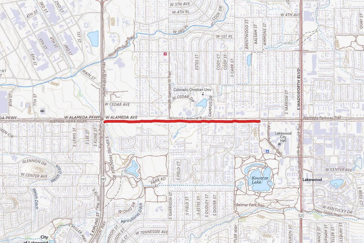 West Alameda Avenue Trail